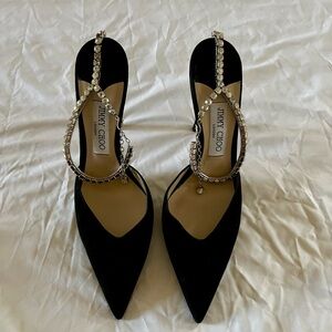 Jimmy Choo Black Saeda 100